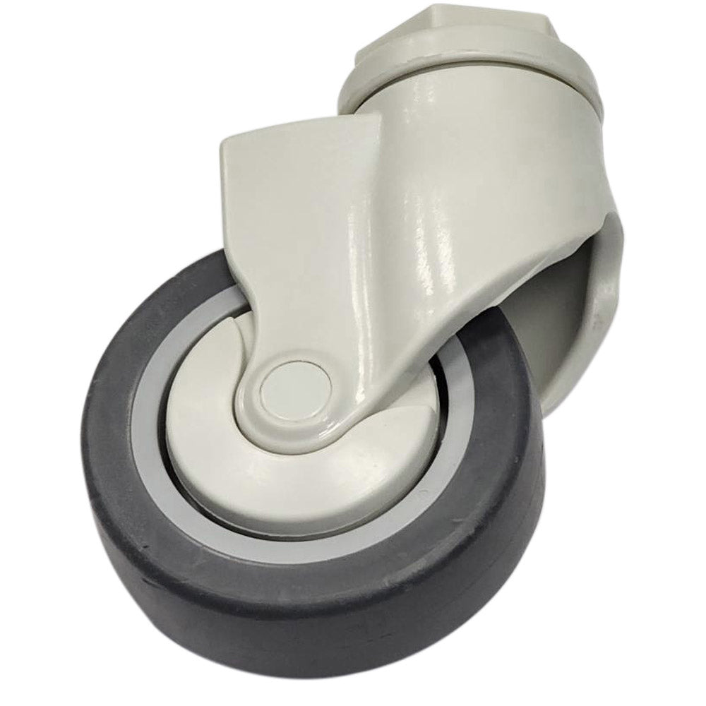 Stalgast Lenkrolle für Lagerregale aus Aluminium (ohne Bremse), Plastik, Grau, Durchmesser: 100mm