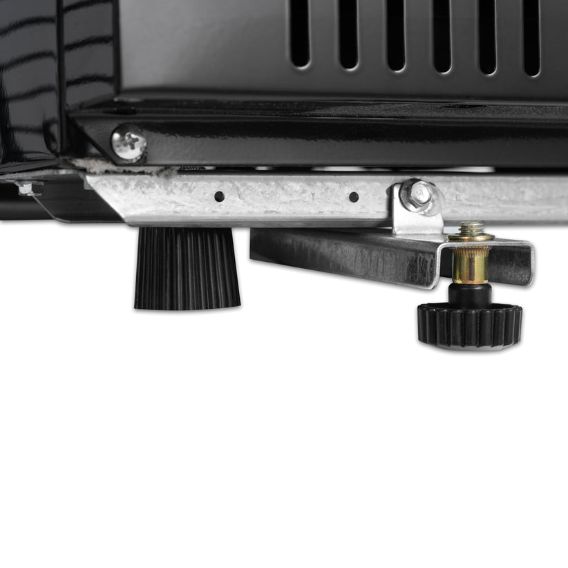 230L Getränkekühlschrank (Flaschenkühlschrank) mit Glastür. Abschließbar. Komplett schwarz. Freistehender Getränkekühlschrank.