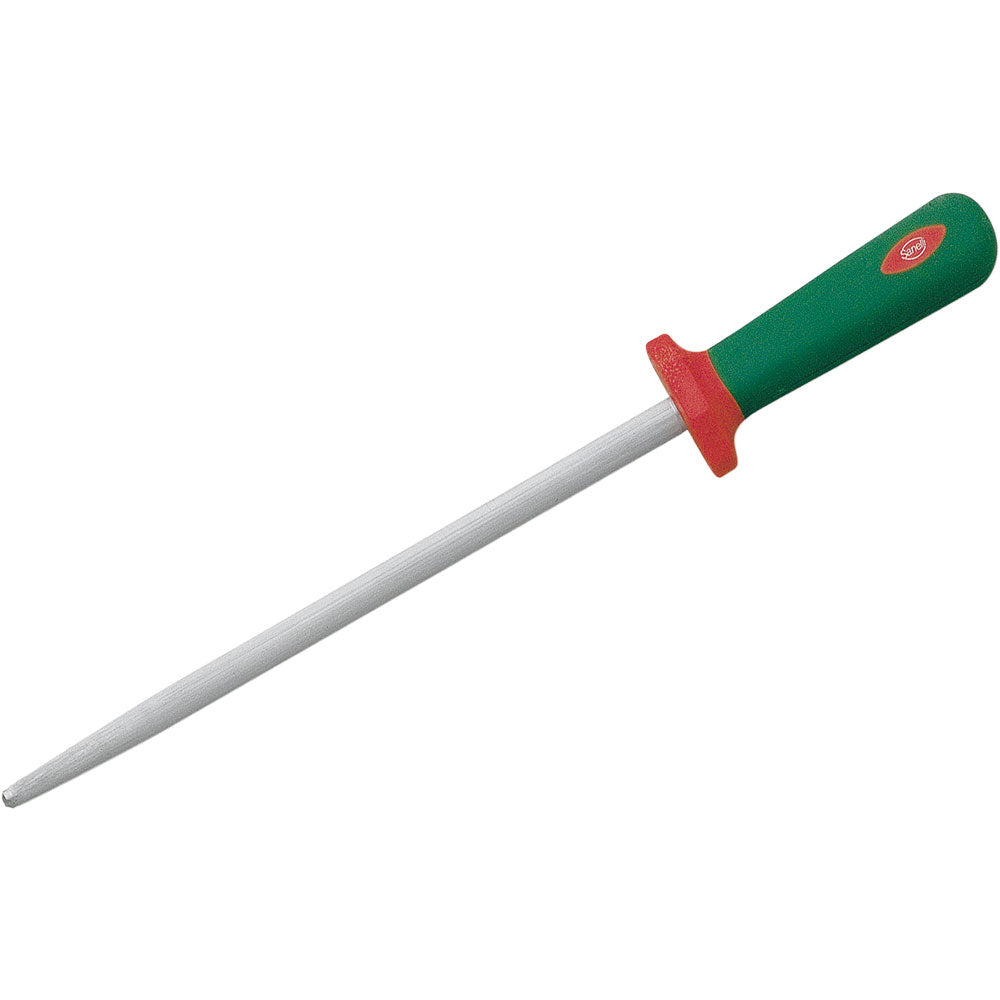 Sanelli Wetzstahl, Edelstahl, Grün, Ergonomischer Griff, Klingenlänge: 220mm