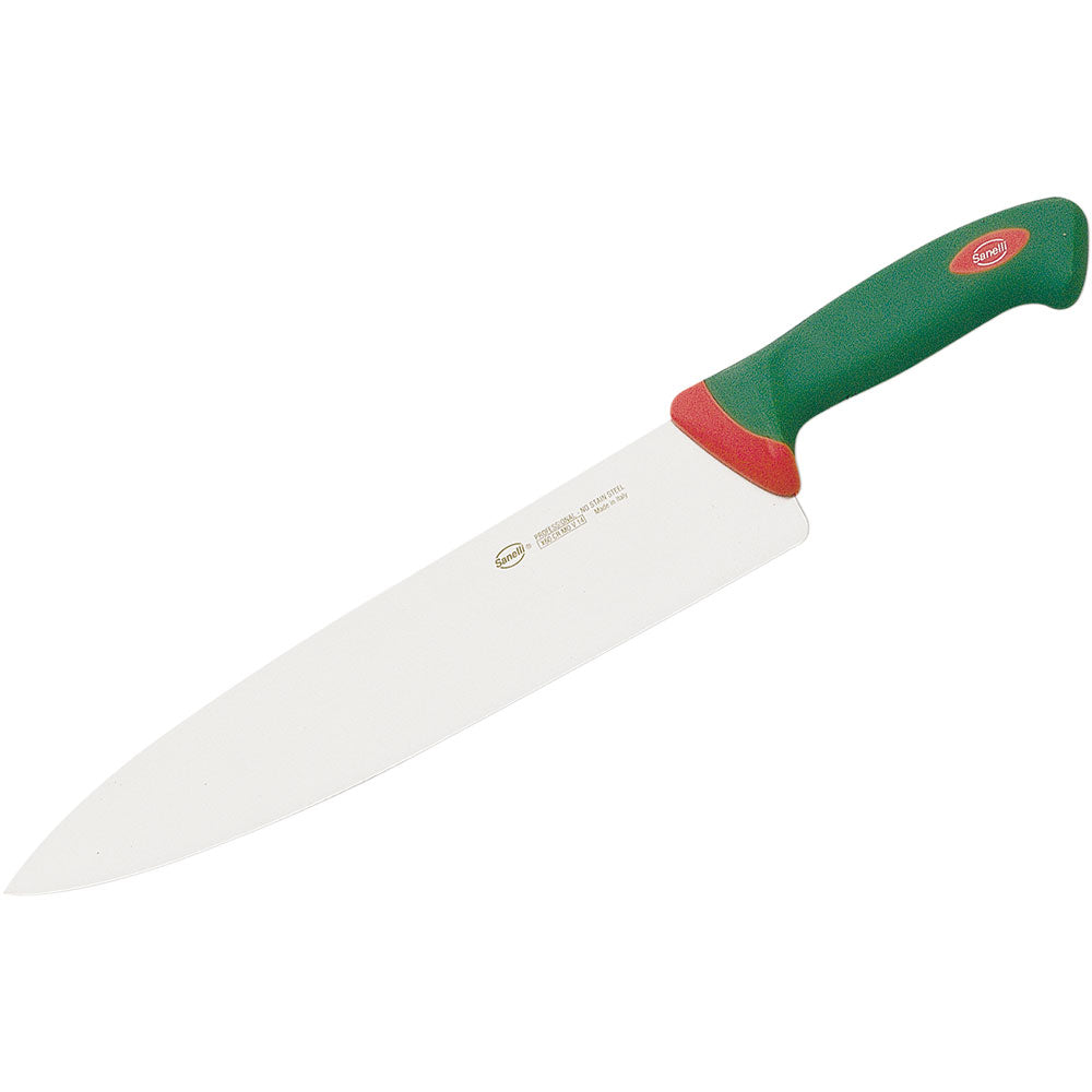 Sanelli Kochmesser, Edelstahl, Grün, Ergonomischer Griff, Klingenlänge: 255mm