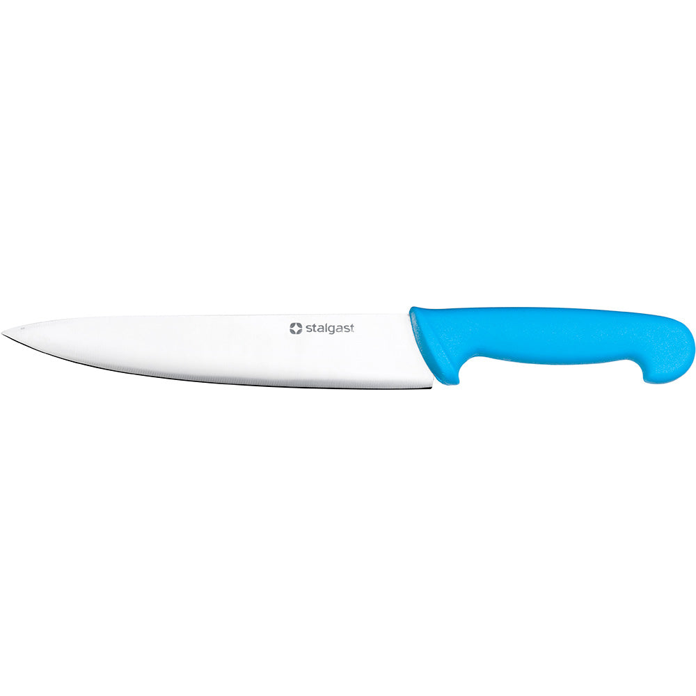 Stalgast Küchenmesser (HACCP), Edelstahl, Blau, Klingenlänge: 220mm