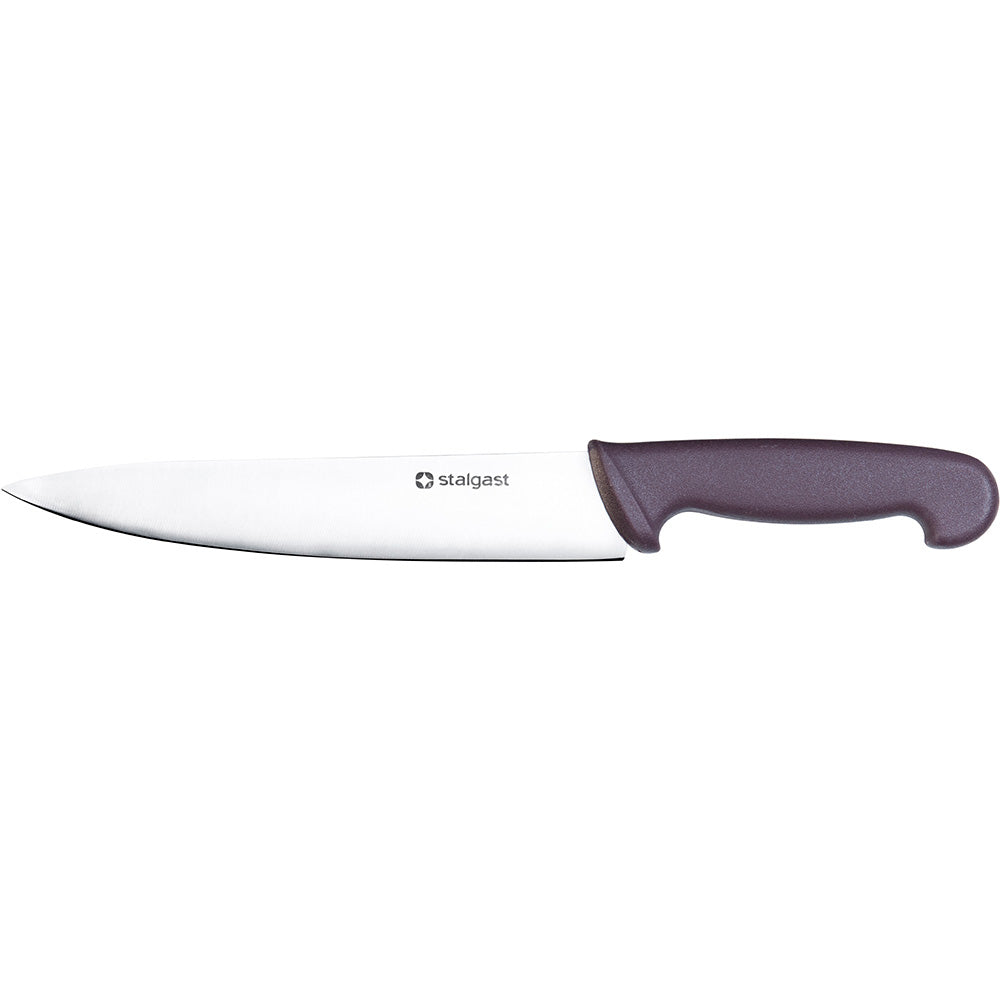 Stalgast Küchenmesser (HACCP), Edelstahl, Braun, Klingenlänge: 220mm