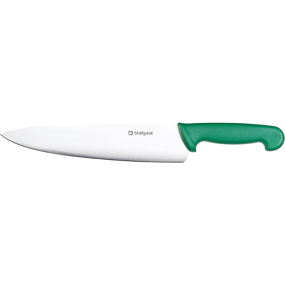 Stalgast Kochmesser (HACCP), Edelstahl, Grün, Klingenlänge: 250mm