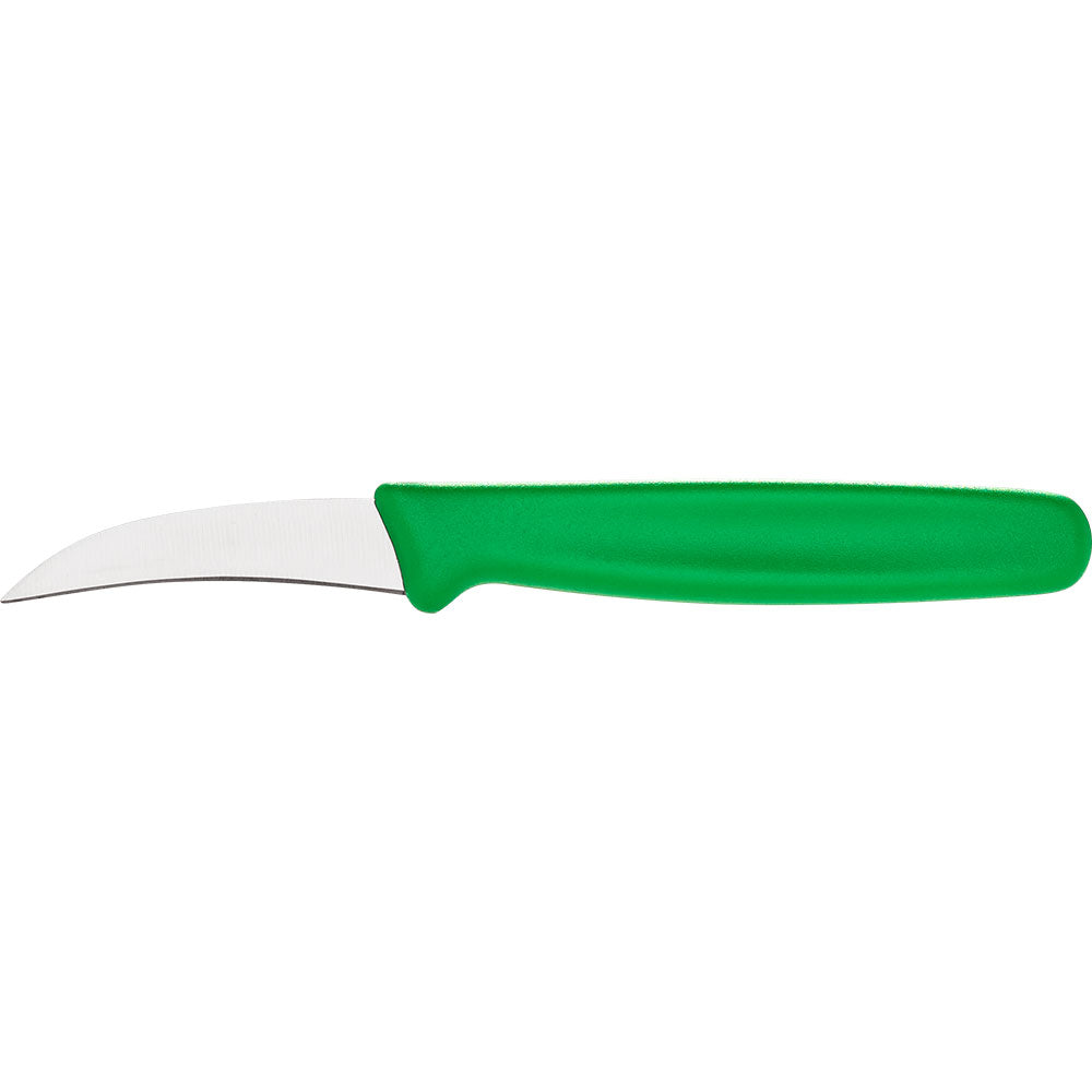 Stalgast Gemüsemesser Premium, HACCP, Griff grün, Edelstahlklinge, L. 60 mm