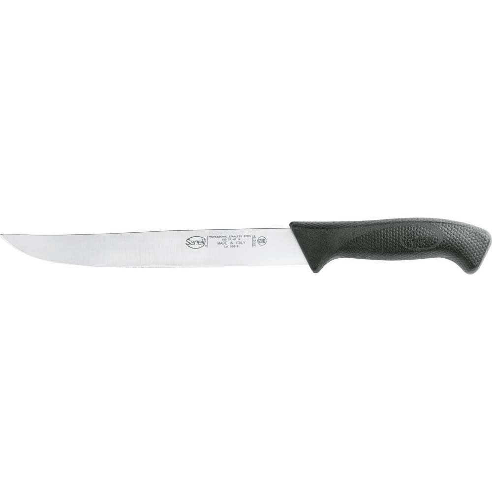 Sanelli Skin Fleichmesser, Edelstahl, Schwarz, Klingenlänge: 230mm