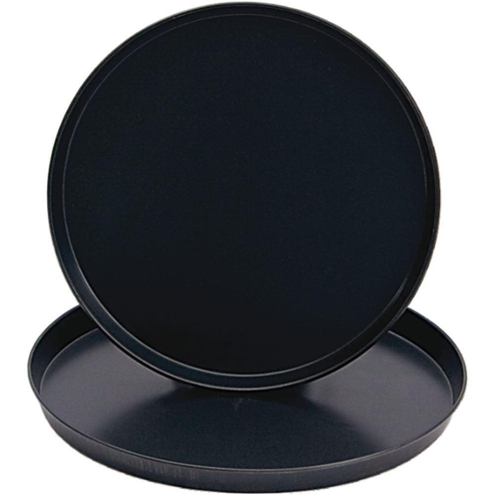 Stalgast Pizzablech, Blech, Schwarz, Durchmesser: 24cm, Höhe: 2,5cm