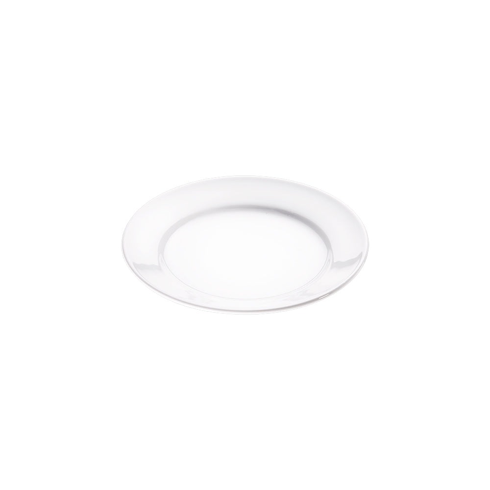 Stalgast 12x Teller "Flach", Porzellan, Serie: Isabell, Weiß, Durchmesser: 170mm