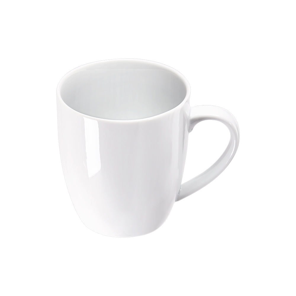 Stalgast 12x Becher (Mit Henkel), Porzellan, Serie: Isabell, Weiß, Inhalt: 350ml