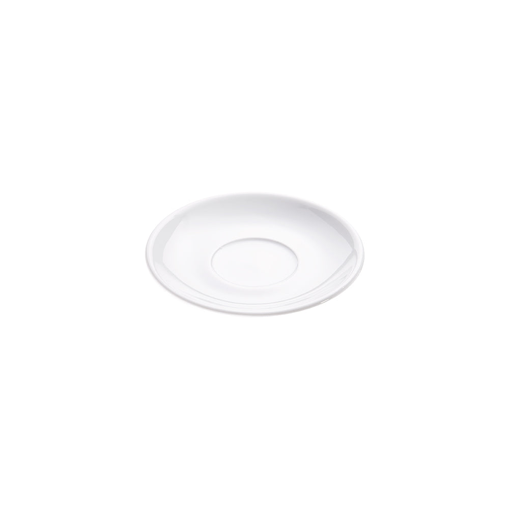 Stalgast Untertasse für Kaffeetassen, reinweißes Hotelporzellan, Serie Isabell, Ø 14 cm