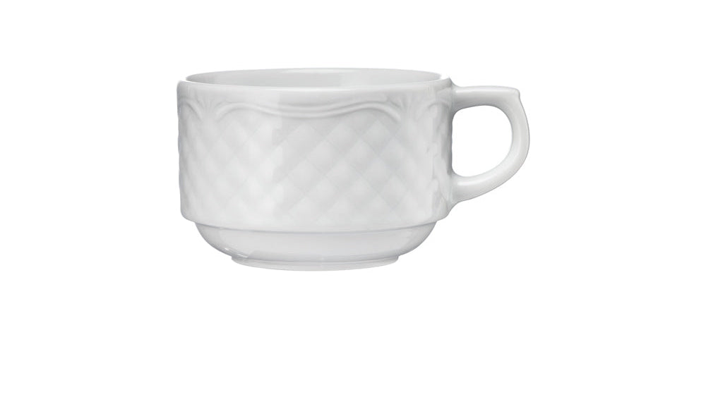 6x Kaffeetasse, Porzellan, Serie: Aphrodite, Weiß, Inhalt: 100ml