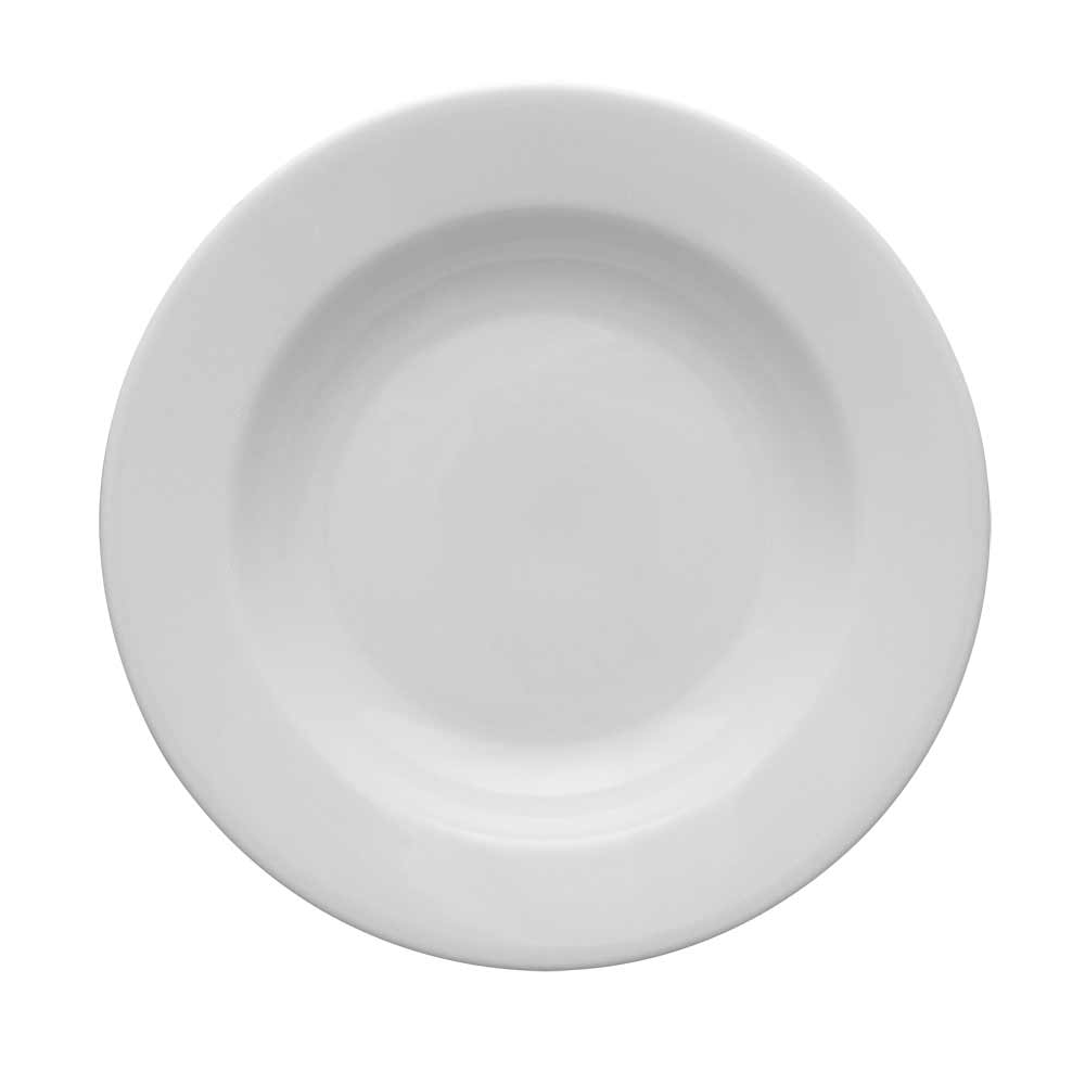 6x Tiefer Teller, Porzellan, Serie: Kaszub/Hel, Weiß, Durchmesser: 240mm