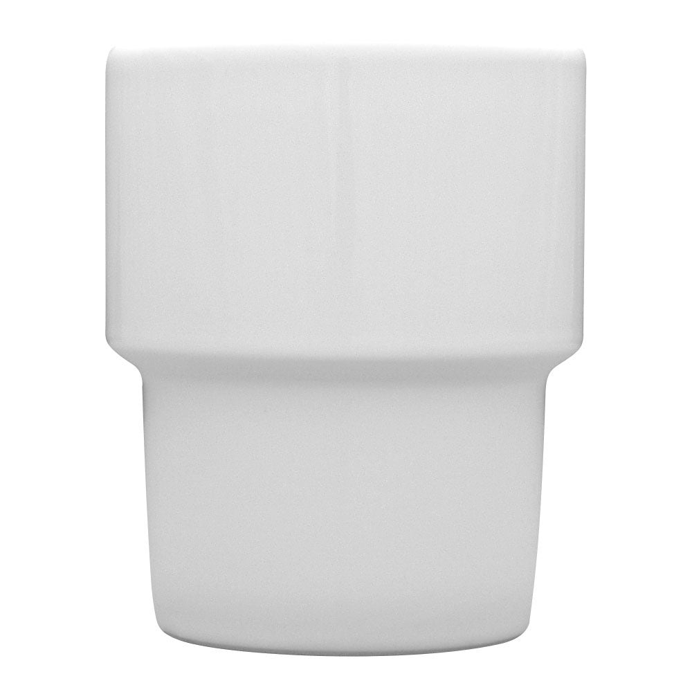 6x Becher, Porzellan, Serie: Kaszub/Hel, Weiß, Inhalt: 350ml