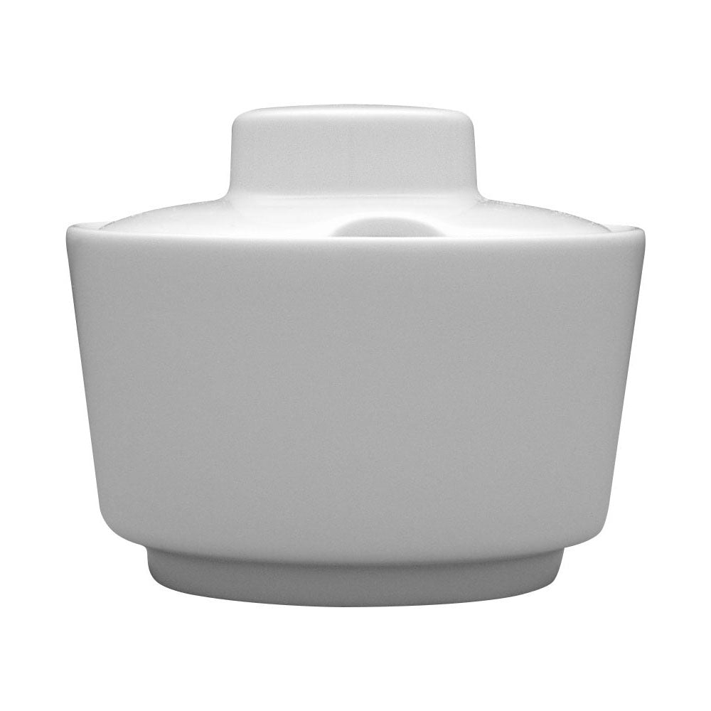 6x Zuckerdose, Porzellan, Serie: Kaszub/Hel, Weiß, Inhalt: 250ml, Durchmesser: 100mm, Höhe: 80mm