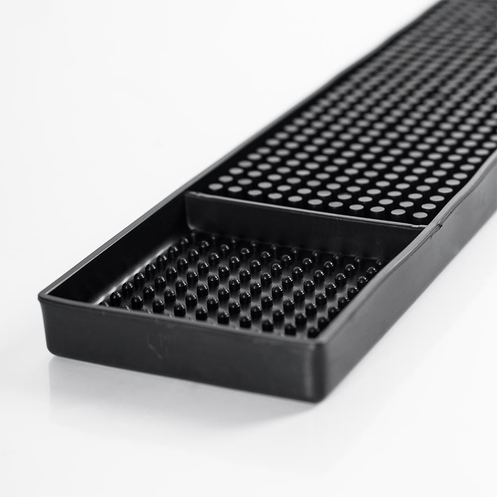 Stalgast Barmatte, Gummi, Schwarz, 59x8x1,6cm