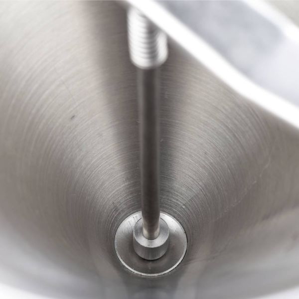 Stalgast Fondanttrichter (mit Dosierhebel), Edelstahl, Silber, Inhalt: 2L, Durchmesser: 20cm