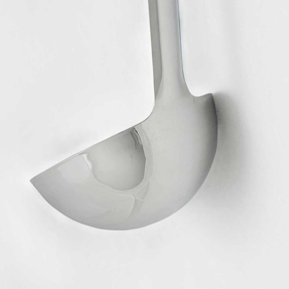 Stalgast Schöpfkelle (Monoblock, ergonomischer Griff), Edelstahl, Silber, Durchmesser: 10cm, Länge: 34cm