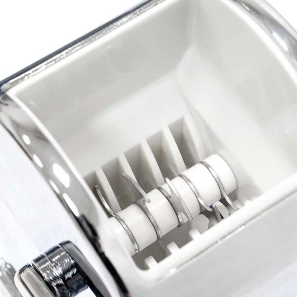 Stalgast Ice Crusher (manuell mit Handkurbel), Edelstahl und Kunststoff, Silber und Schwarz, 160x135x270mm