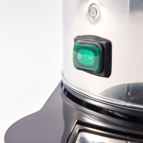 Stalgast Heißwasser-Spender (Doppelwandig), Edelstahl, Silber, 1,5kW, 230V, Inhalt: 9L, Durchmesser: 24,1cm, Höhe: 48cm