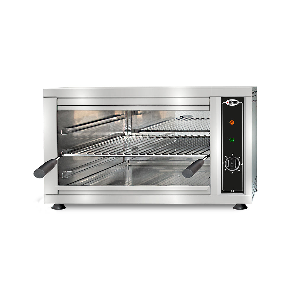 GMG Salamander (8 Leistungsstufen), Edelstahl, 2,2kW, 230V, 610x370x400mm (Salm-60)