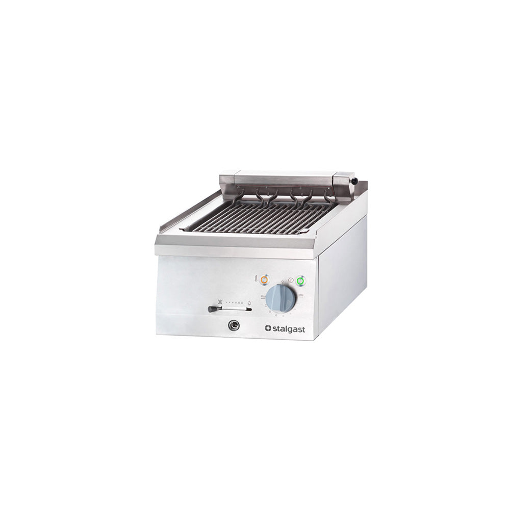 Stalgast Elektro-Wassergrill (Tischgerät), Edelstahl, Serie: 700 ND, Silber, 4,1kW, 400V, 400x700x250mm