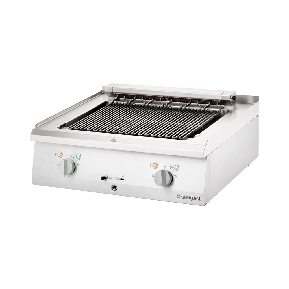 Stalgast Elektro-Wassergrill (Tischgerät), Edelstahl, Serie: 700 ND, Silber, 8,16kW, 400V, 800x700x250mm