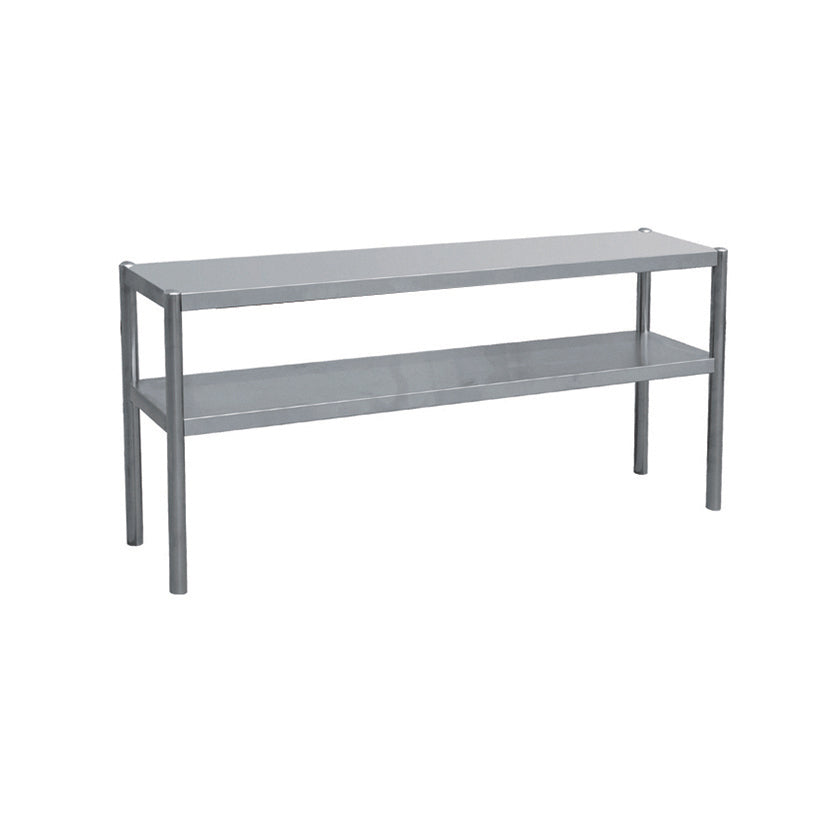 Skyrainbow Aufsatzboard (2 Etagen), Edelstahl, Silber, 1600x350x700mm
