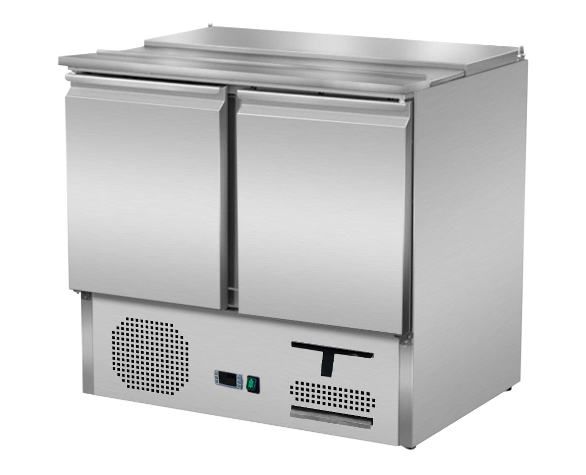 Skyrainbow Saladette 2 Türen, Inhalt 176 L, 90 x 70