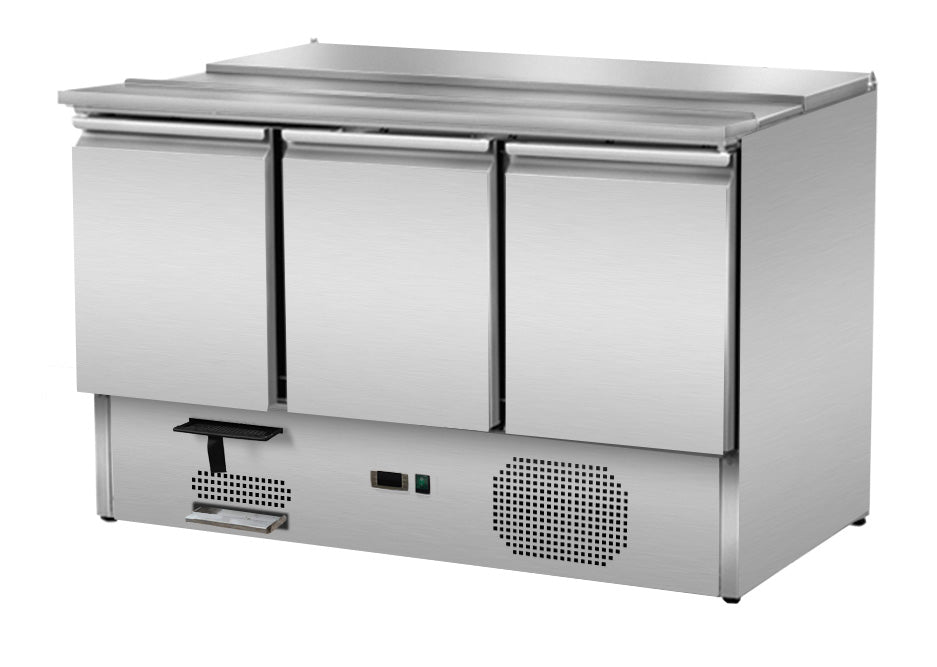 Skyrainbow Saladette 3 Türen, Inhalt 260 L, 137 x 70