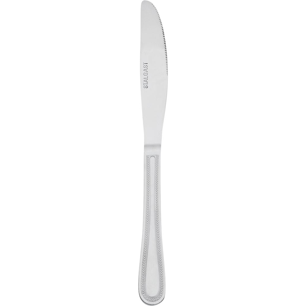 Stalgast 12x Menümesser, Edelstahl, Serie: Canteen, Länge: 210mm