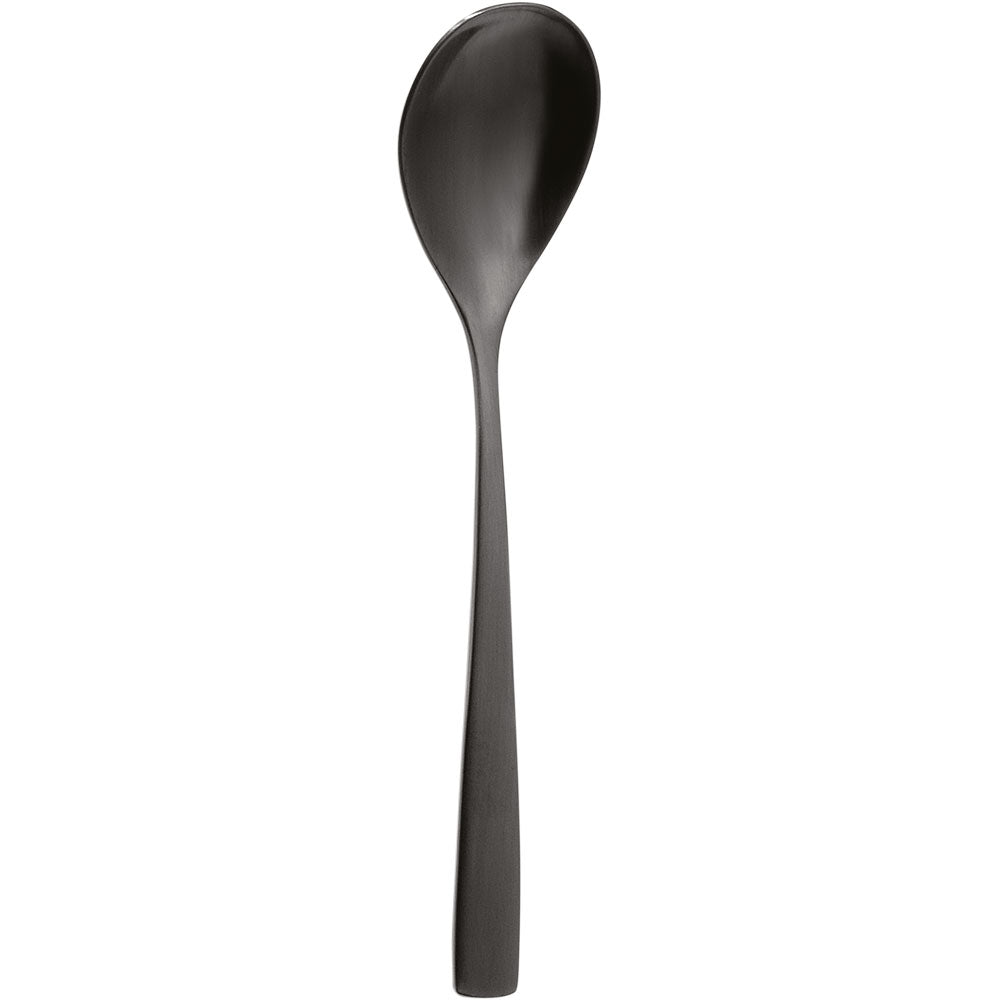 Stalgast 12x Kaffeelöffel, Edelstahl mit PVD-Beschichtung, Serie: BCN, Schwarz, Länge: 140mm