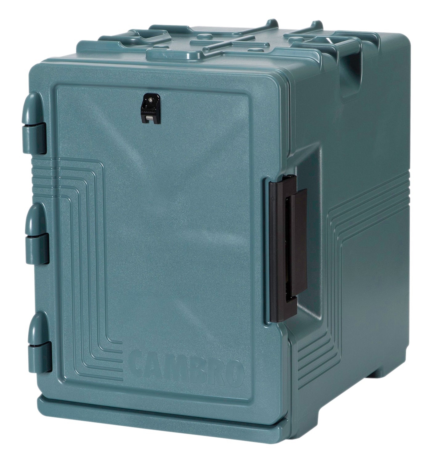 Cambro ULTRA PAN CARRIER® Thermobehälter 57 Liter, Isolierbehälter für 4x GN1/1-100mm Schalen, schieferblau, 1 Stück im Karton- UPCS400401