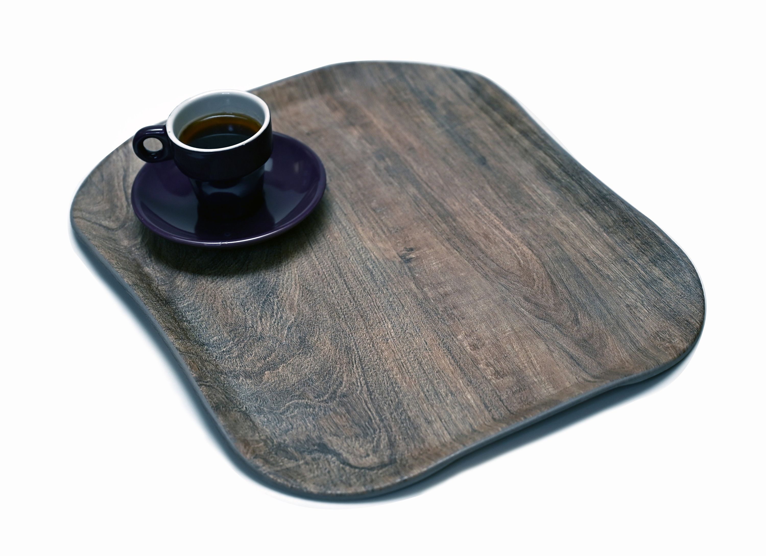 Cambro 12x Tablett (VTC2632TF89), Fiberglas, Holzoptik mit texturierter Oberfläche, 26,5x32,5cm