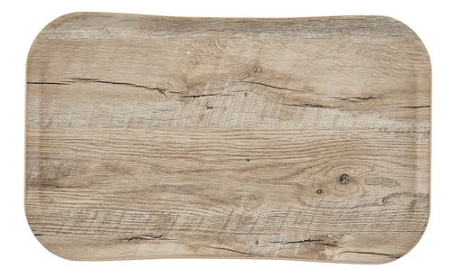 Cambro 12x Tablett (VTC3253TF86), Fiberglas, Holzoptik mit texturierter Oberfläche, 32,5x53cm