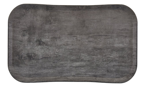 Cambro 12x Tablett (VTC3753TF91), Fiberglas, Holzoptik mit texturierter Oberfläche, 37x53cm