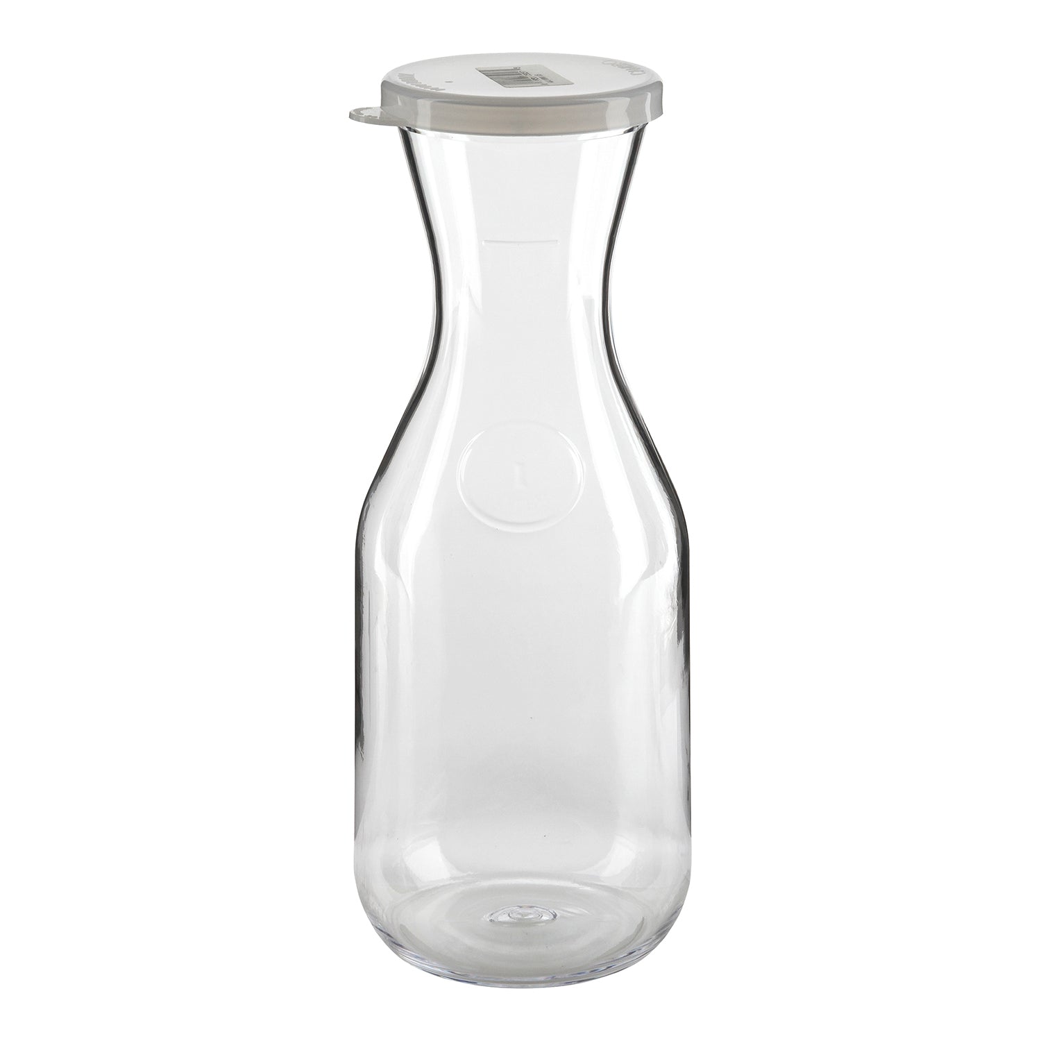 Cambro CamView® Camliter Karaffen 1 Liter, inklusive Deckel, Höhe 24,8 cm, 12 Stück im Karton - WW1000135