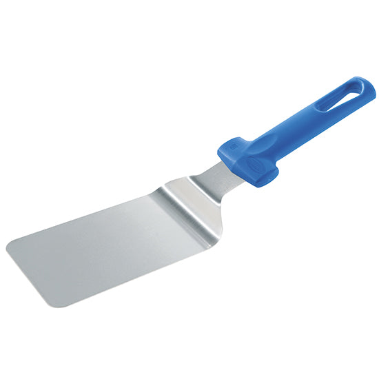 Mastro Pizzaschaufel, Edelstahl, Silber und Blau, Schaufelgröße: 100x140mm
