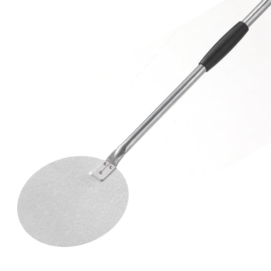 Mastro Pizzaschaufel (Zum Wenden und Herausnehmen), Aluminium, Silber, Durchmesser: 200mm, Länge: 1690mm