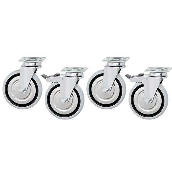 Mastro Räderkit für Schockfroster, 2 mit Bremsen