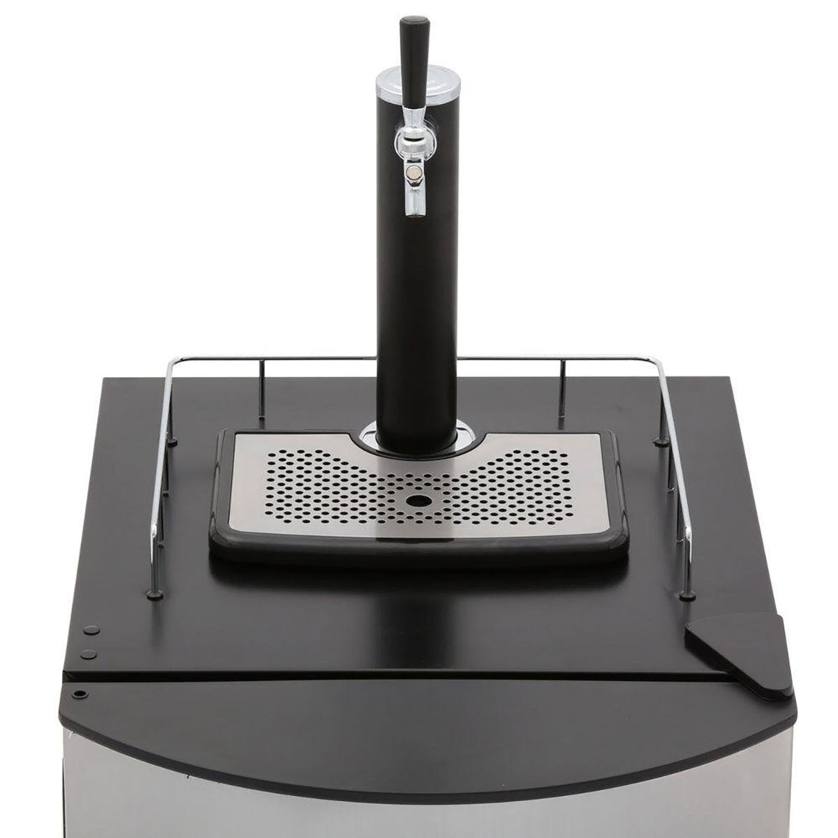 Vaiotec Bierkühler (mit Zapfhahn), Edelstahl, Silber und Schwarz, 540x670x900mm