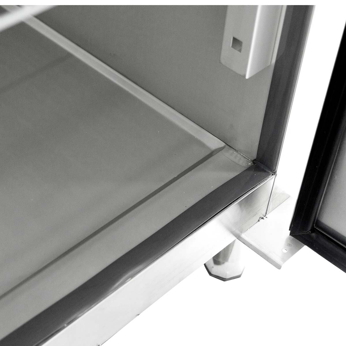 Vaiotec Kühlschrank "EASYLINE 1400" (GN2/1), Edelstahl, Silber, 0,520kW, 230V, 1300L, 1480x830x2010mm