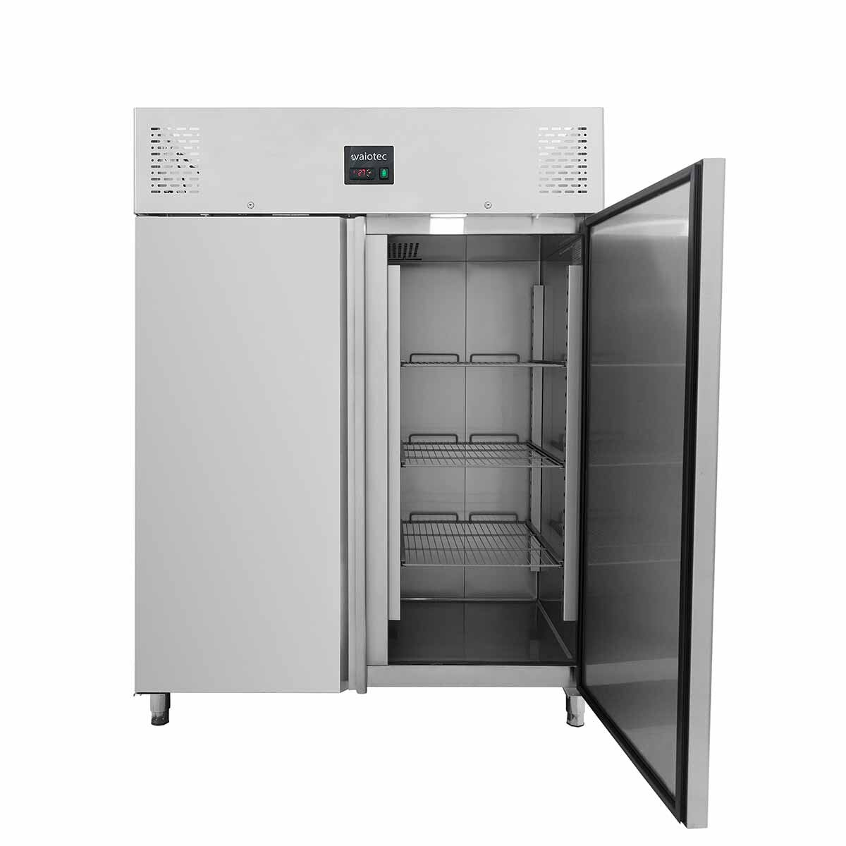 Vaiotec Kühlschrank "EASYLINE 1400" (GN2/1), Edelstahl, Silber, 0,520kW, 230V, 1300L, 1480x830x2010mm