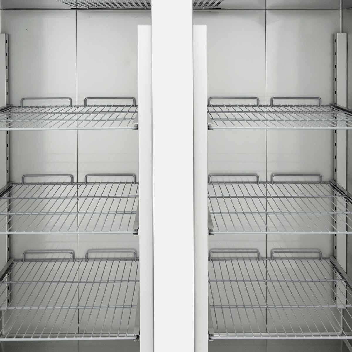 Vaiotec Kühlschrank "EASYLINE 1400" (GN2/1), Edelstahl, Silber, 0,520kW, 230V, 1300L, 1480x830x2010mm