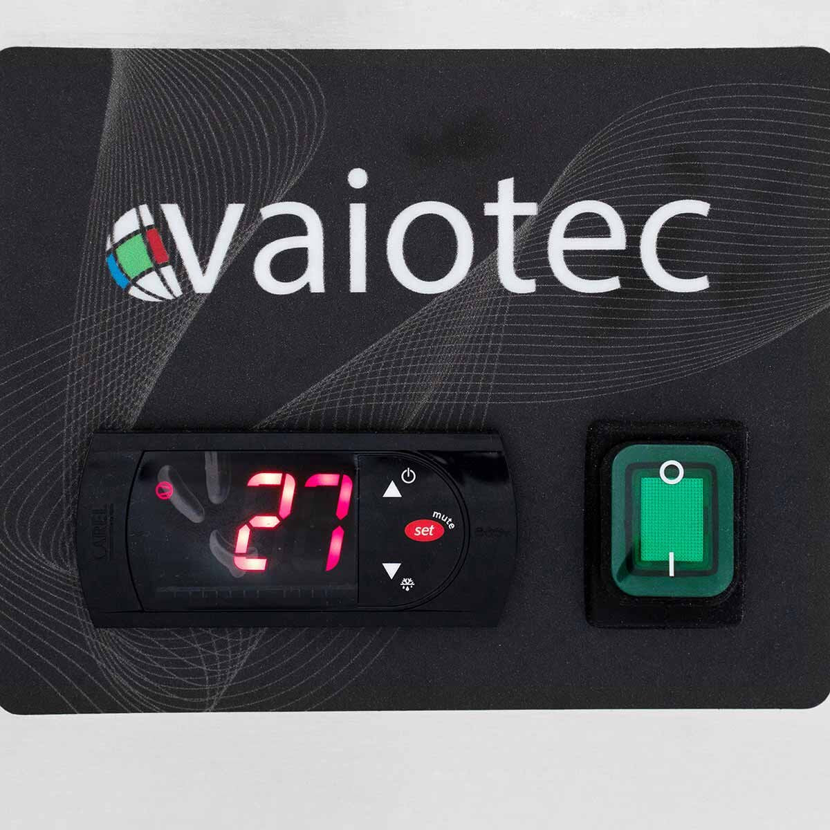 Vaiotec Kühlschrank "EASYLINE 700" (GN2/1), Edelstahl, Silber, 0,430kW, 230V, 650L, 740x830x2010mm