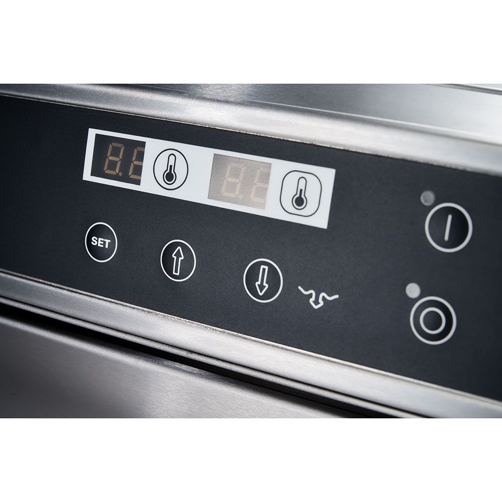 Stalgast Geschirrspülmaschine Aqua A5, Klarspülmitteldosier-, Reinigerdosier- und Ablaufpumpe, 400V, 6,5kW, 565x680x835mm
