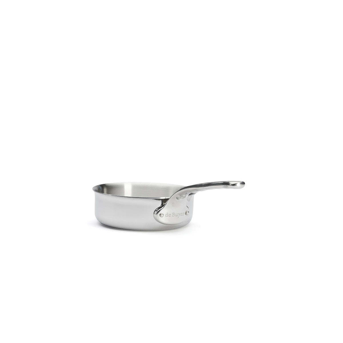 de Buyer Gerade Sauteuse (fester Griff), Edelstahl, Silber, Serie: AFFINITY, Durchmesser: 20cm