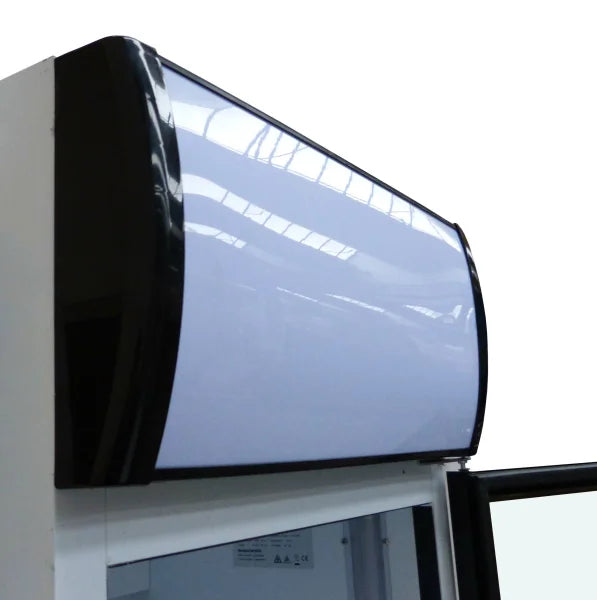 Skyrainbow Getränkekühlschrank (mit Display), Schwarz, Inhalt: 305L, 650x590x2050mm
