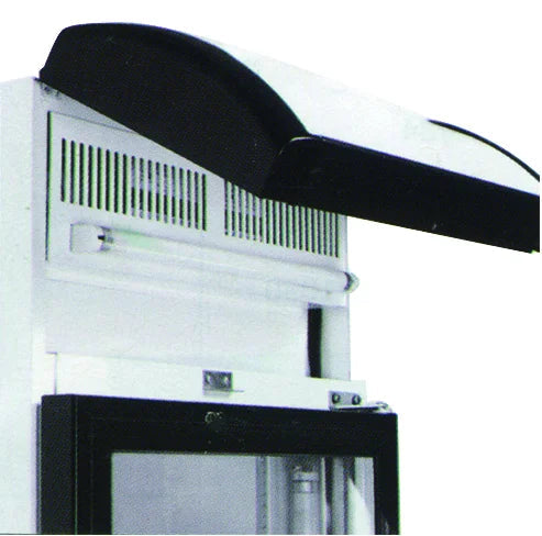 Skyrainbow Getränkekühlschrank (Mit Display), Edelstahl und Kunststoff, Schwarz und Weiß, 0,27kW, 230V, 305L, 650x588x2005mm