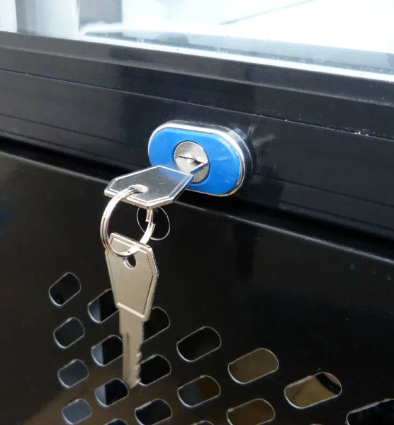 Skyrainbow Getränkekühlschrank (mit Display), Schwarz, Inhalt: 305L, 650x590x2050mm