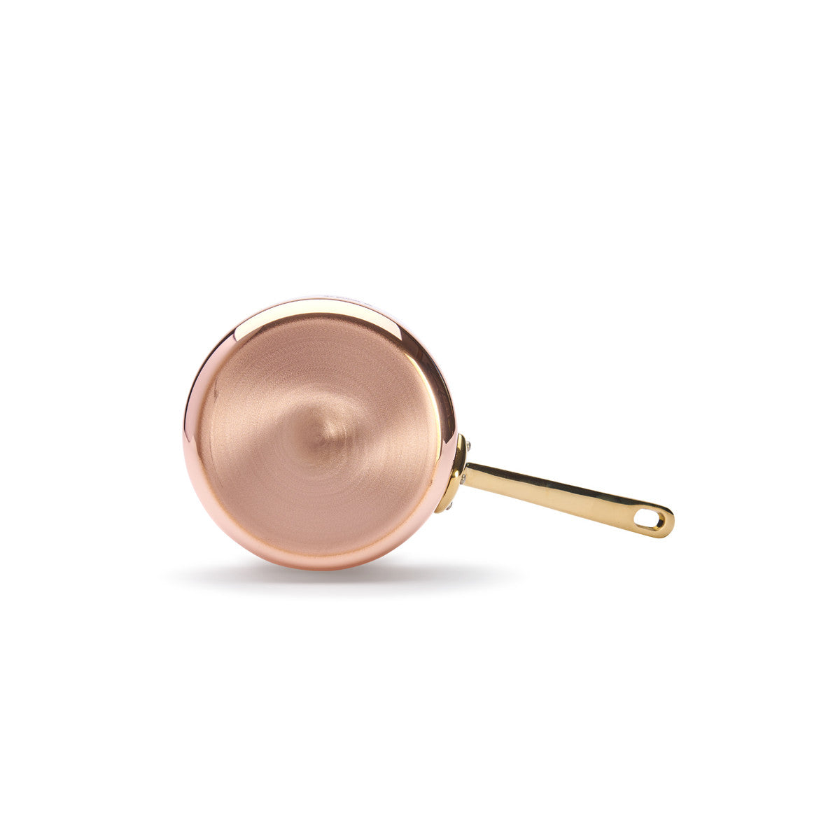 de Buyer Sauteuse (mit Messinggriff), Kupfer und Messing, Kupfer und Gold, Serie: INOCUIVRE, Durchmesser: 16cm