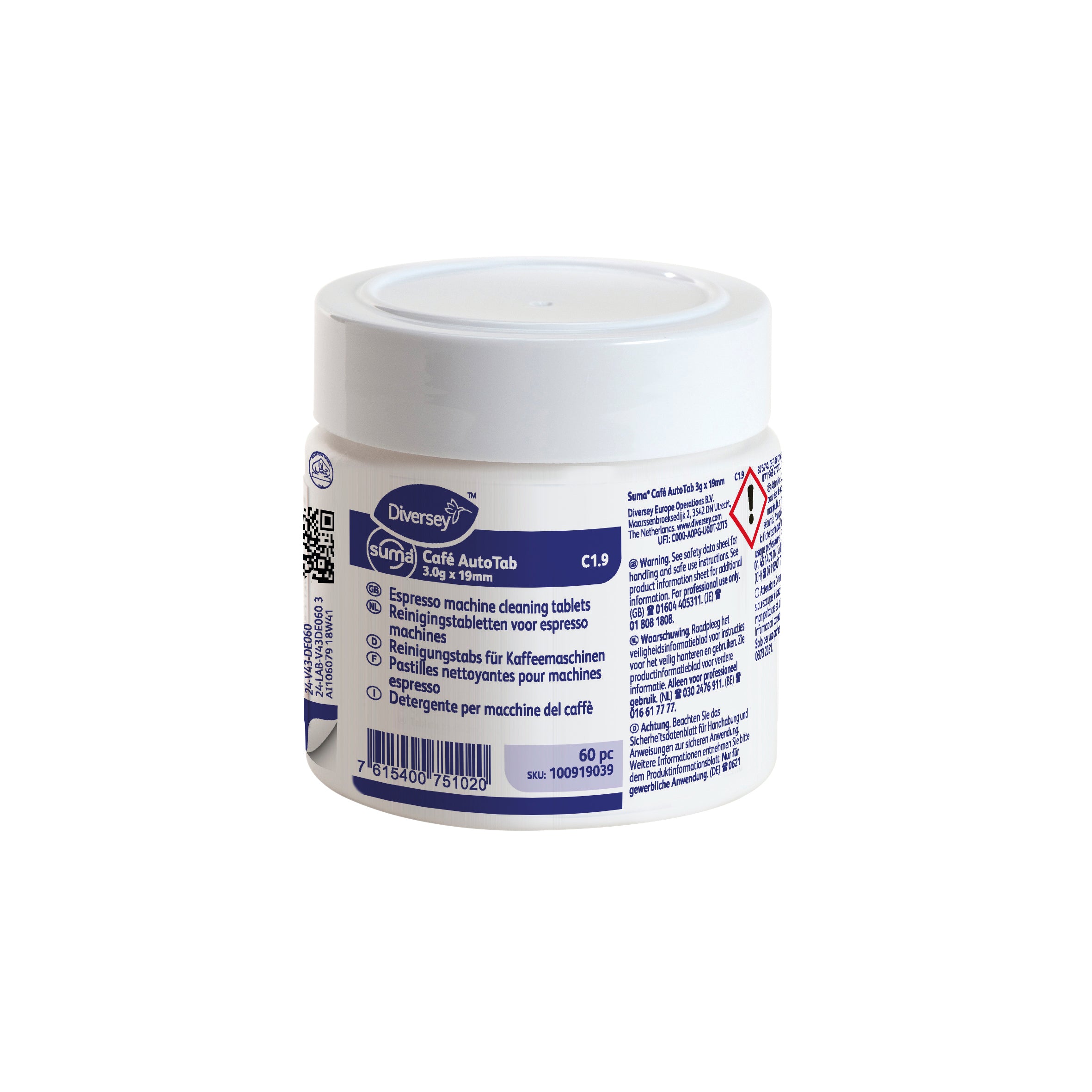 Diversey Suma Café AutoTab 3.0 g x 19 mm C1.9 2 x 60 Stk. Dose